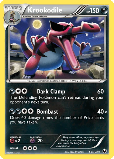 Krookodile — Dark Explorers #66