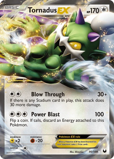 Tornadus-EX — Dark Explorers #90