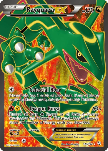 Rayquaza-EX — Dragons Exalted #123