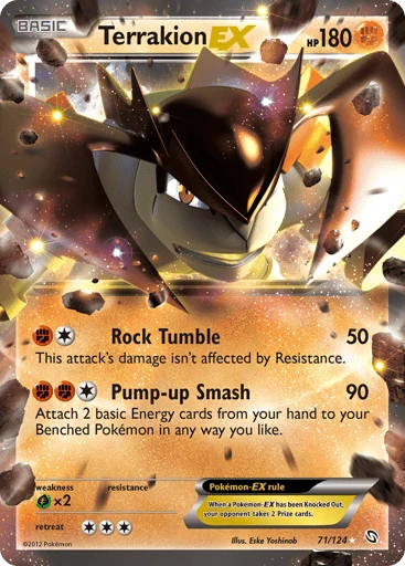 Terrakion-EX — Dragons Exalted #71