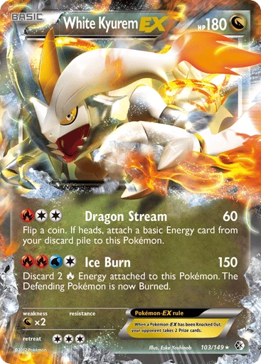 White Kyurem-EX — Boundaries Crossed #103
