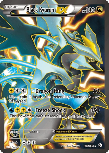 Black Kyurem-EX — Boundaries Crossed #145
