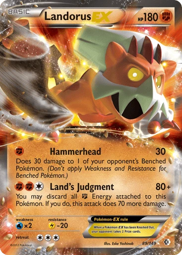Landorus-EX — Boundaries Crossed #89