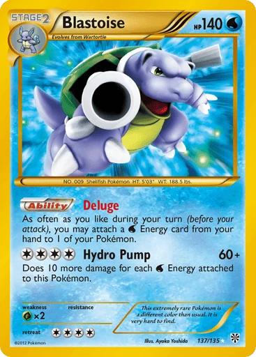 Blastoise — Plasma Storm #137