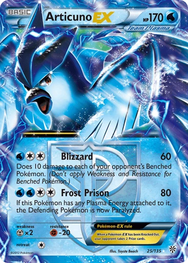 Articuno-EX — Plasma Storm #25