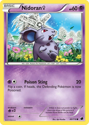 Nidoran ♀ — Plasma Freeze #40