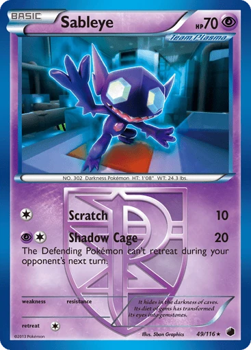 Sableye — Plasma Freeze #49