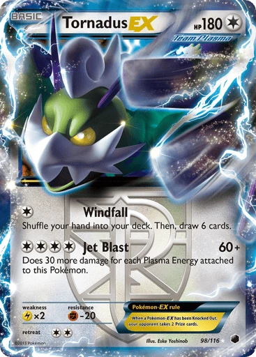 Tornadus-EX — Plasma Freeze #98