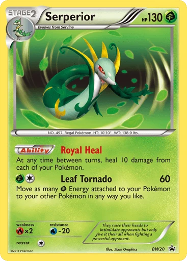 Serperior — BW Black Star Promos #BW20