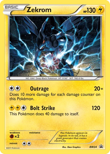 Zekrom — BW Black Star Promos #BW24