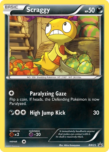 Scraggy — BW Black Star Promos #BW25