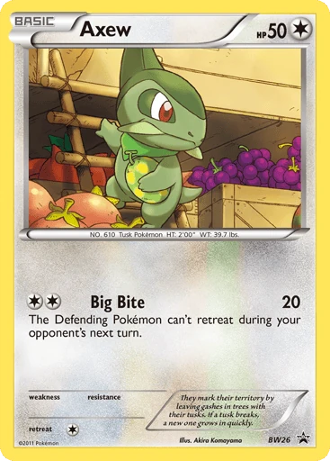 Axew — BW Black Star Promos #BW26