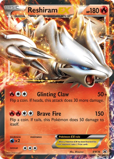 Reshiram-EX — BW Black Star Promos #BW36