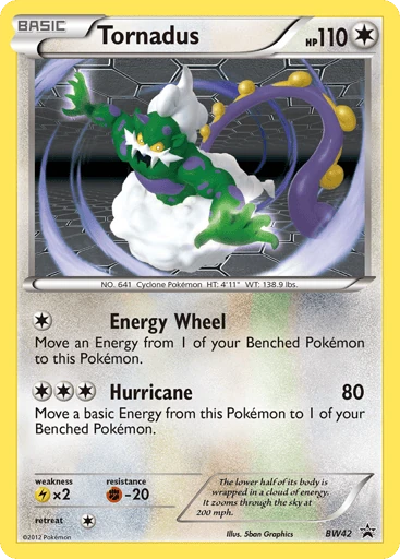 Tornadus — BW Black Star Promos #BW42