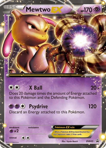 Mewtwo-EX — BW Black Star Promos #BW45