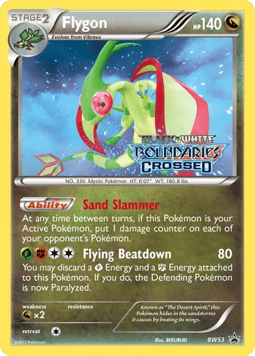 Flygon — BW Black Star Promos #BW53
