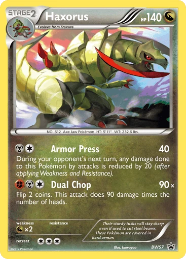 Haxorus — BW Black Star Promos #BW57