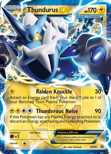 Thundurus-EX — BW Black Star Promos #BW81