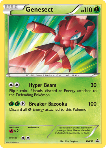 Genesect — BW Black Star Promos #BW99