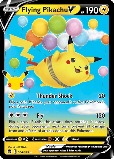 Flying Pikachu V — Celebrations #6
