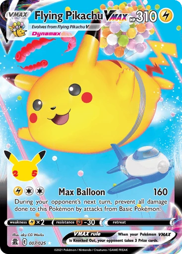 Flying Pikachu VMAX — Celebrations #7