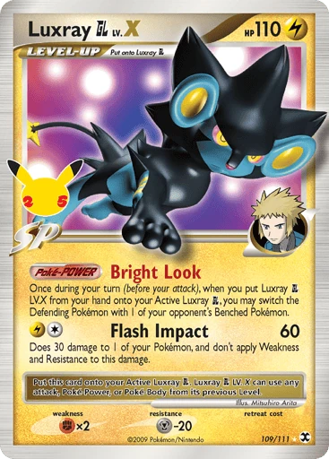Luxray GL LV.X — Celebrations: Classic Collection #109