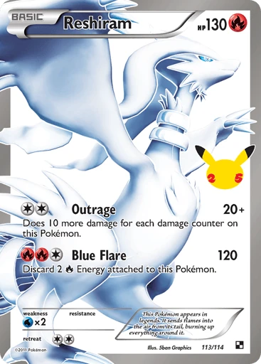 Reshiram — Celebrations: Classic Collection #113