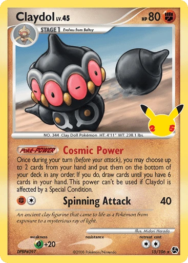 Claydol — Celebrations: Classic Collection #15