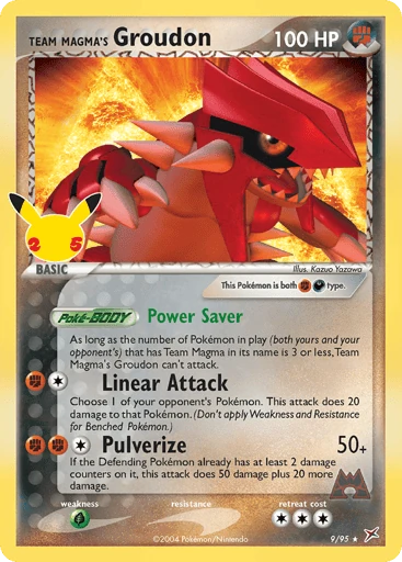 Team Magma's Groudon — Celebrations: Classic Collection #9