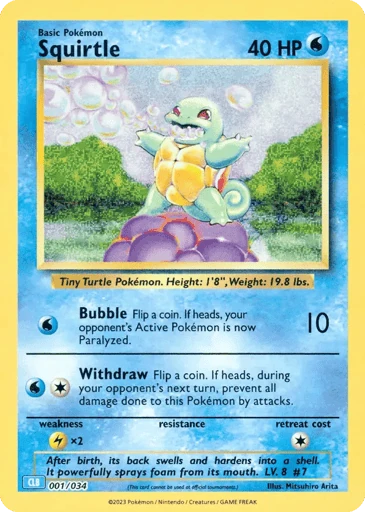 Squirtle — Pokémon TCG Classic - Blastoise #1