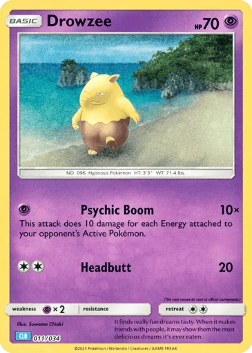 Drowzee — Pokémon TCG Classic - Blastoise #11