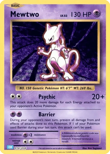 Mewtwo — Pokémon TCG Classic - Blastoise #14