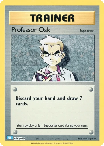 Professor Oak — Pokémon TCG Classic - Blastoise #25