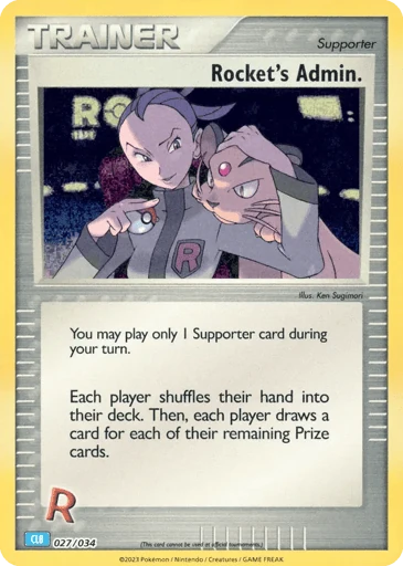Rocket's Admin — Pokémon TCG Classic - Blastoise #27