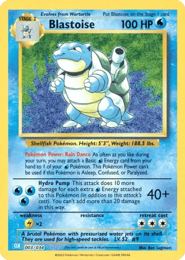 Blastoise — Pokémon TCG Classic - Blastoise #3