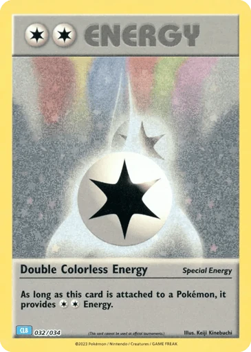 Double Colorless Energy — Pokémon TCG Classic - Blastoise #32