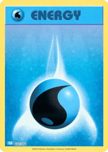 Basic Water Energy — Pokémon TCG Classic - Blastoise #33