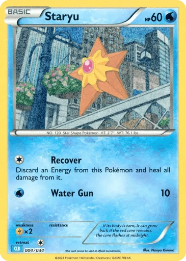 Staryu — Pokémon TCG Classic - Blastoise #4