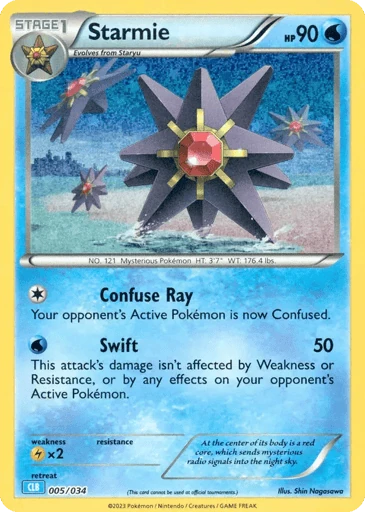 Starmie — Pokémon TCG Classic - Blastoise #5