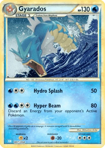 Gyarados — Pokémon TCG Classic - Blastoise #7