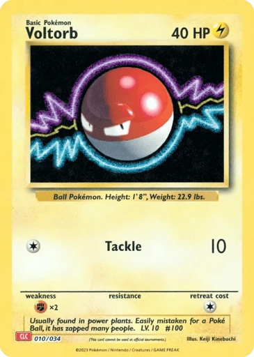 Voltorb — Pokémon TCG Classic - Charizard #10
