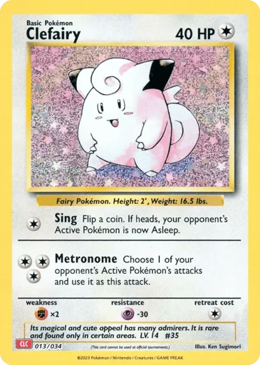 Clefairy — Pokémon TCG Classic - Charizard #13
