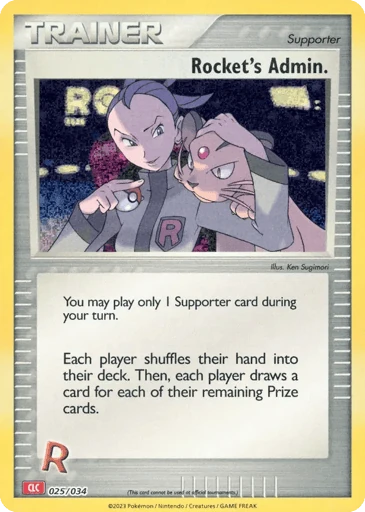 Rocket's Admin — Pokémon TCG Classic - Charizard #25