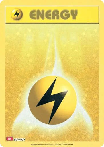 Basic Lightning Energy — Pokémon TCG Classic - Charizard #34