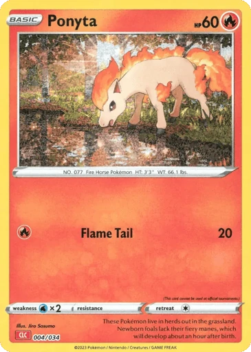 Ponyta — Pokémon TCG Classic - Charizard #4