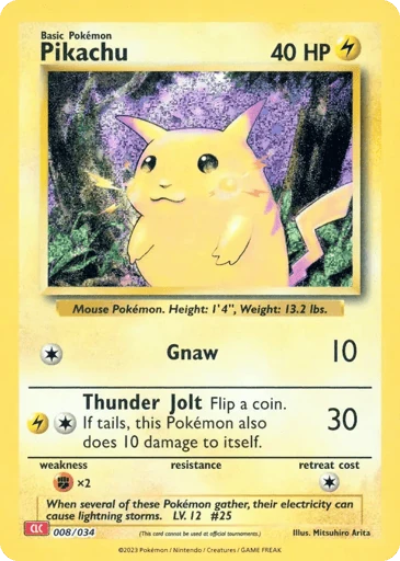 Pikachu — Pokémon TCG Classic - Charizard #8