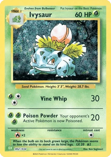 Ivysaur — Pokémon TCG Classic - Venusaur #2