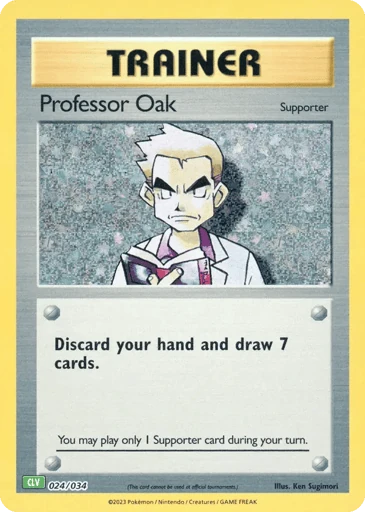 Professor Oak — Pokémon TCG Classic - Venusaur #24
