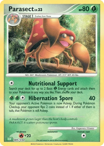 Parasect — Pokémon TCG Classic - Venusaur #5
