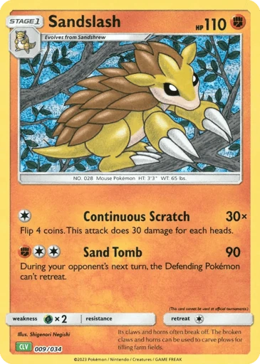 Sandslash — Pokémon TCG Classic - Venusaur #9